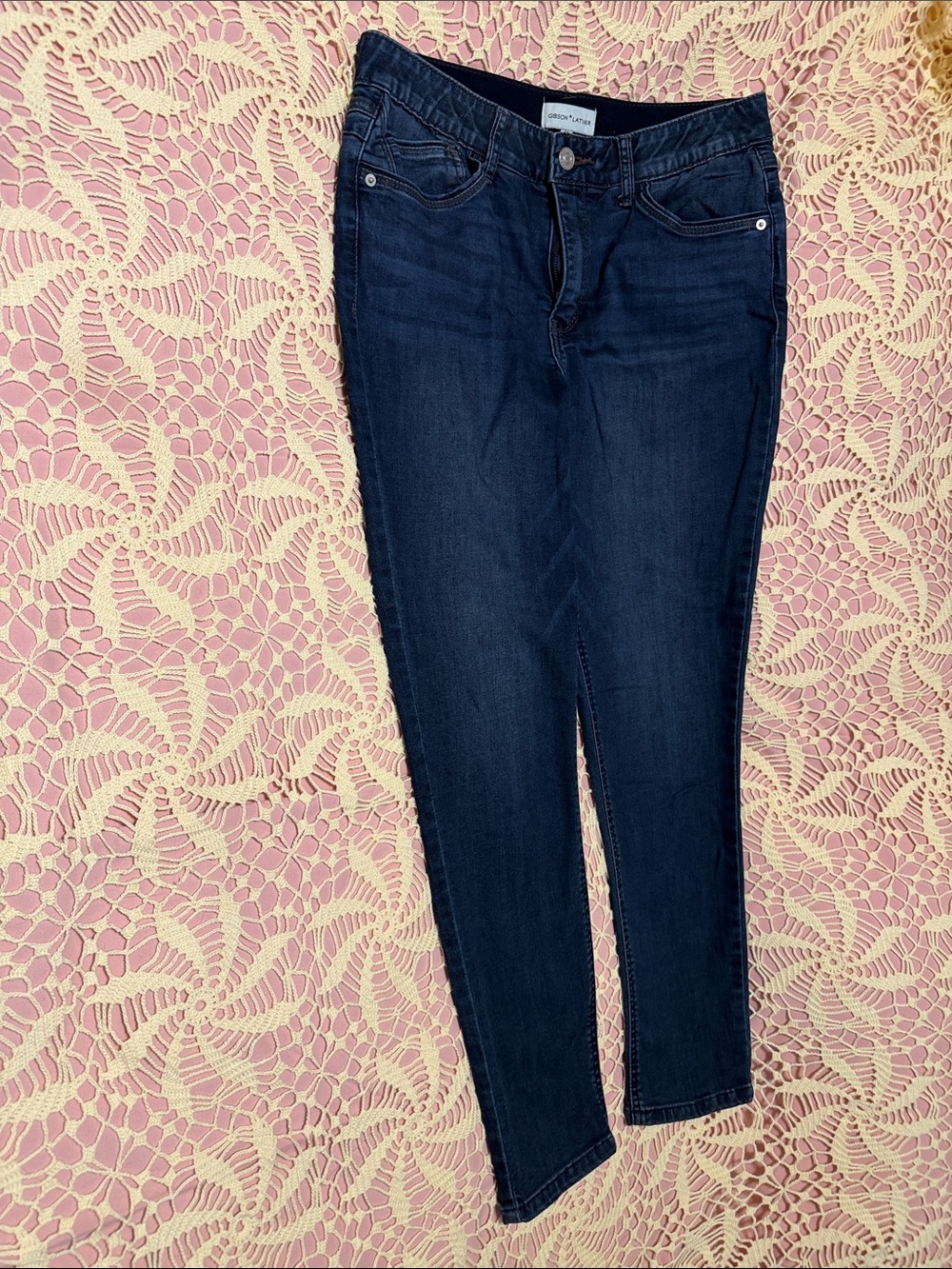 Gibson Latimer Dark Blue Skinny Jeans